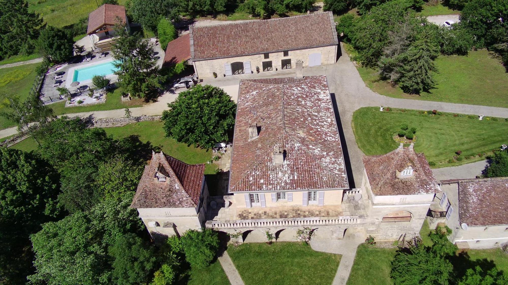 Domaine De Monplaisir Bed & Breakfast Caylus Eksteriør bilde